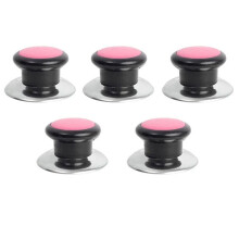 5/1 piezas de asa de elevación de repuesto universal para tapa de olla, asa de sujeción para tapa de olla de vidrio, perillas para tapa de olla