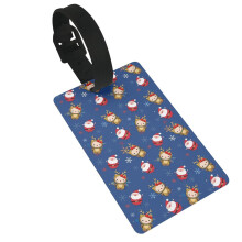 Hello Kitty Christmas Luggage Tag with ID Label & Removable Wristband, compatible with suitcase, gym bag, tool box