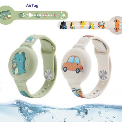 Airtag-armband i silikon för barnbil 1