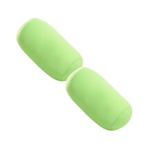 Xubond Green Pillow Covers Cylinder Memory Foam Pillow Roll Cervical Bolster Round Nap Neck Cushion Pillows Green Fabric