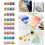 Dazzling Golden Flakes Glitter Leaf Sheets for Projects and Artistic Creation 2