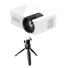 Projector LED HD 1080P Wireless Mobile Phone Mini Projector with Projector Stand Portable Home Theater Video Player-B