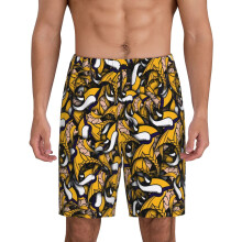 Vikings korte pyjamabroek voor heren met logo van het American footballteam op de mouwen, ideaal als cadeau voor honkbalfans.