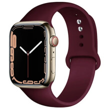 Silikonarmband kompatibelt med Apple Watch 49 mm, 40 mm, 44 mm, 45 mm, 46 mm, 42 mm, 41 mm, 38 mm, sportarmband för iWatch-serien 10, 9, 8, 3SE