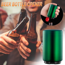 Automatischer Bierflaschen- und Dosenöffner von Lmueinov mit Magnet aus Edelstahl – Praktischer Drucköffner für die Küche