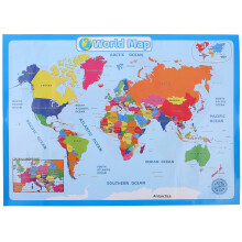 World Map Tapestry Map of The World for Wall World Education Map Learning Kids Map Map for Kids Child Toddler