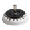 Kitchen Sink Basket Strainer Waste Plug Coloured White Plug Diameter: 74mm 5