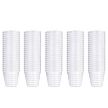 100pcs Reusable Plastic Shot Glasses 30ml Shot Glasses for Party Clear Shot Glasses Strong Durable Glasses for Banquets Party