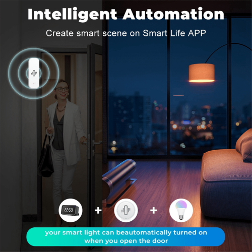 Έξυπνος αισθητήρας κραδασμών Zigbee Ανίχνευση Tuya Smart Life APP Ειδοποίηση σε πραγματικό 1
