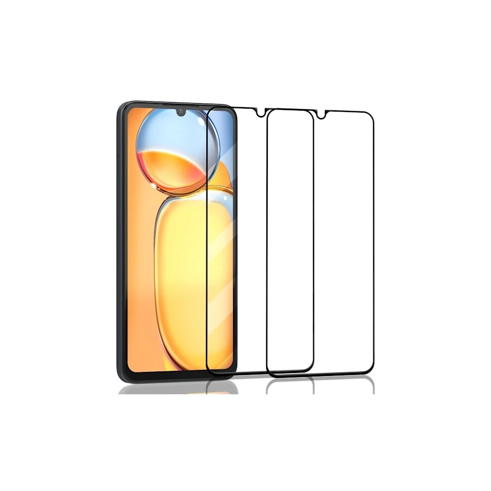 2-Pack Compatible With Xiaomi Redmi 14C Full Coverage Tempered Glass Screen Protector 9164030828292