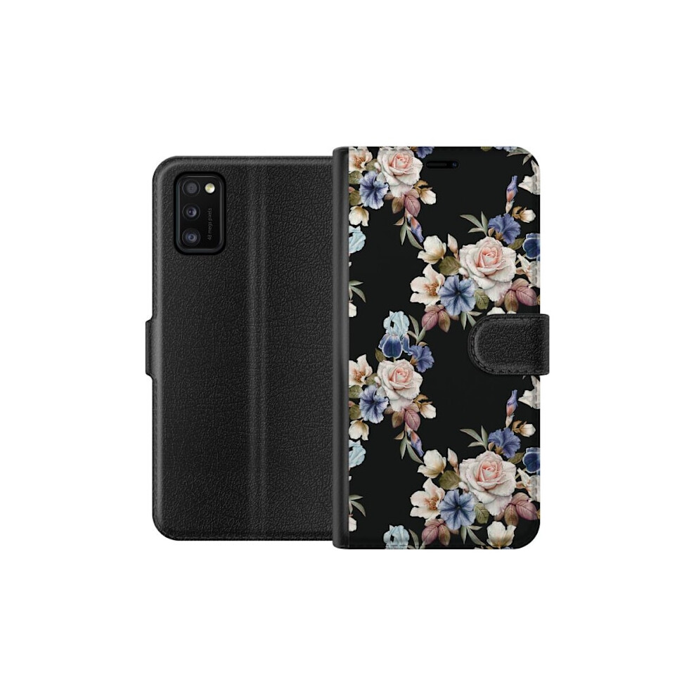 Compatible With Samsung Galaxy A41 Wallet Case Floral 9164030828346