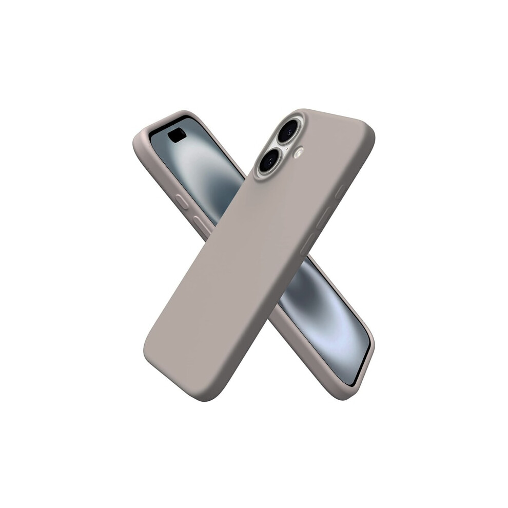Compatible With Iphone 16 Plus - Shockproof Silicone Case Grey 9164030828537
