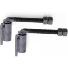 Μεντεσές Πύλης 3/4" J-Bolt | Βαριάς Χρήσης Ρυθμιζόμενο Βαρέλι 7" | 1 Ζεύγος Pro Gate Supply GatorPro