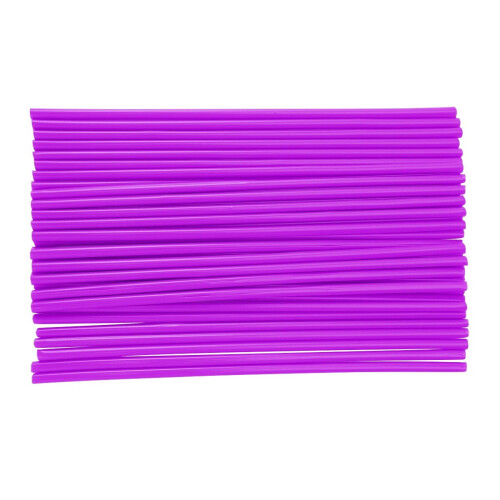 Capas protetoras para raios de bicicleta ergométrica, aros de roda (roxo) 2