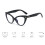 Γυαλιά ηλίου Cat Eye Blue Light Blocking Γυναικεία Διαφανή Φακοί Full Rim Διαφανή +0.25strength 7