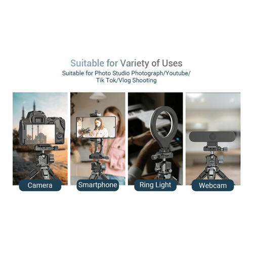 Tripé Universal com Esfera de Engate Rápido para Panorâmica e Inclinação de 360 2