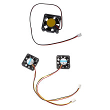1 stuk 30mm x 30mm x 10mm 2-pins DC 12V glijlager koelventilator 6000 RPM & 2 stuks 3-pins 40mm vierkante pc-computerkoelventilator