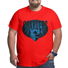 Chargers Miesten Iso ja Pitkä Urheilujalkapallojoukkueen Logohihainen Baseball-fanien Lahjapaita T-paita