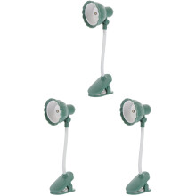 Lot de 3 lampes de lecture à pince pour la nuit, idéales pour étudier et protéger les yeux grâce à leurs mini-ampoules LED de table et de