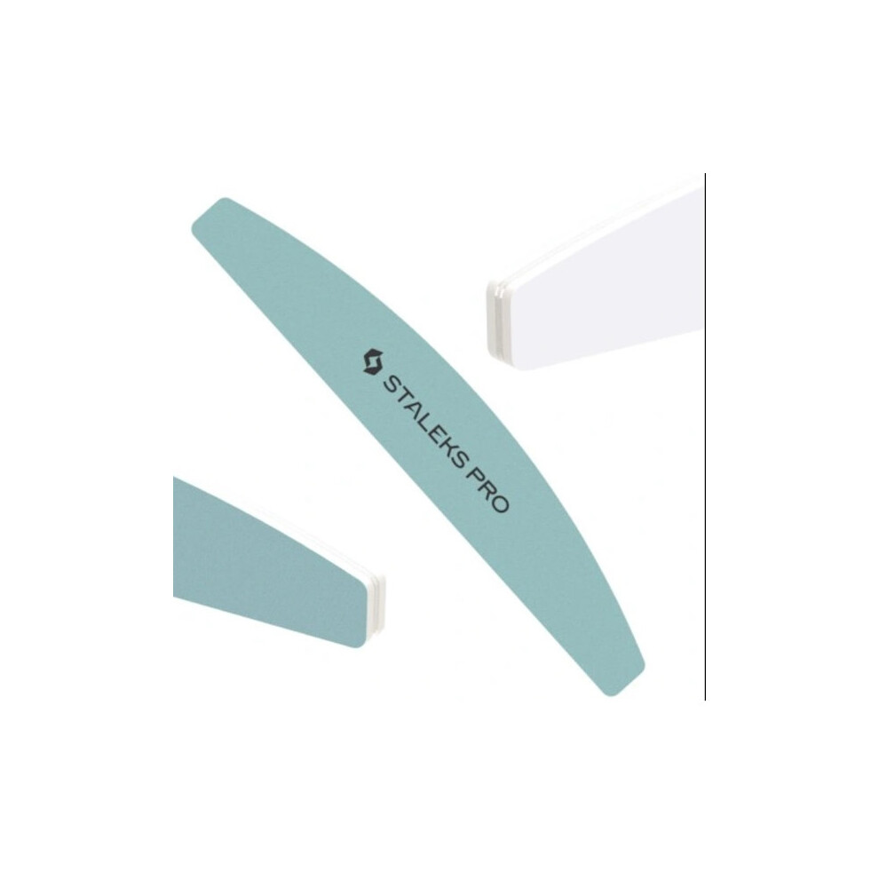 Light/Green Staleks - Nail Polishing File 400/3000 Grit - 1Pc - Expert 41