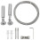 Wall Mount Curtain Wire Rod Set for Art Display 1