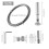 Wall Mount Curtain Wire Rod Set for Art Display 4