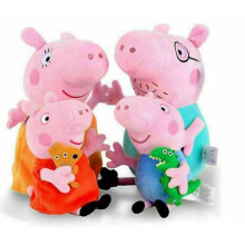 IC Peppa Pig-personages knuffels Papa Mama Peppa George Pig knuffelcadeaus