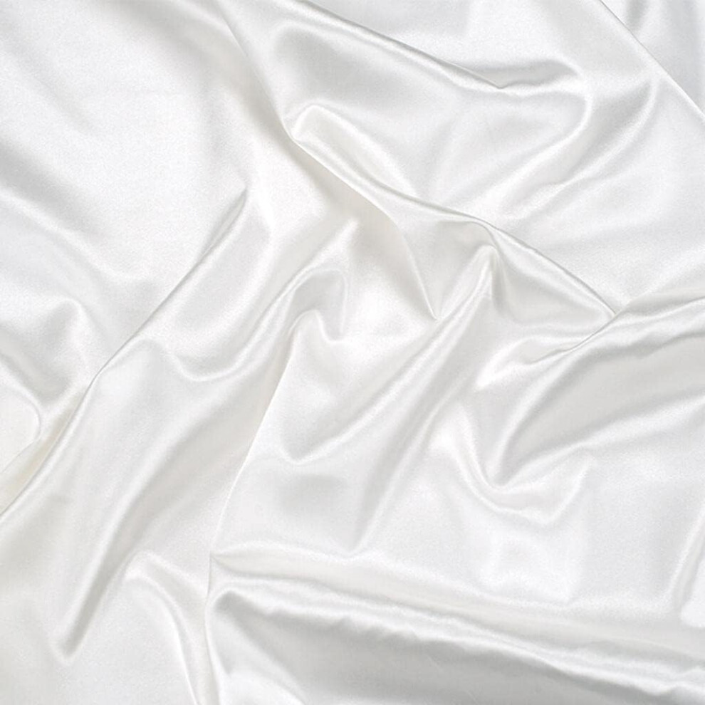 Photography Backdrop 27.56X39.37inch Background Artificial Silk Solid Color For Studio Jewelry Food Product Pictures, White 9164030136038