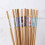 Σετ 5 ζευγαριών chopsticks αντιολισθητικά κινέζικου στιλ σούσι ρυζιού chopsticks μπαμπού 3