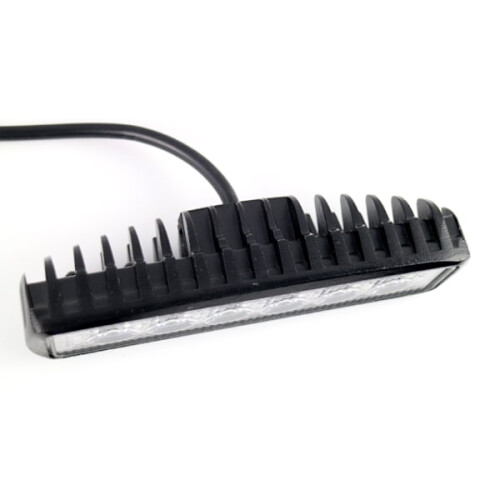 Led x2 18w 12 - 24V work light - reversing light mini led flood light Black 2