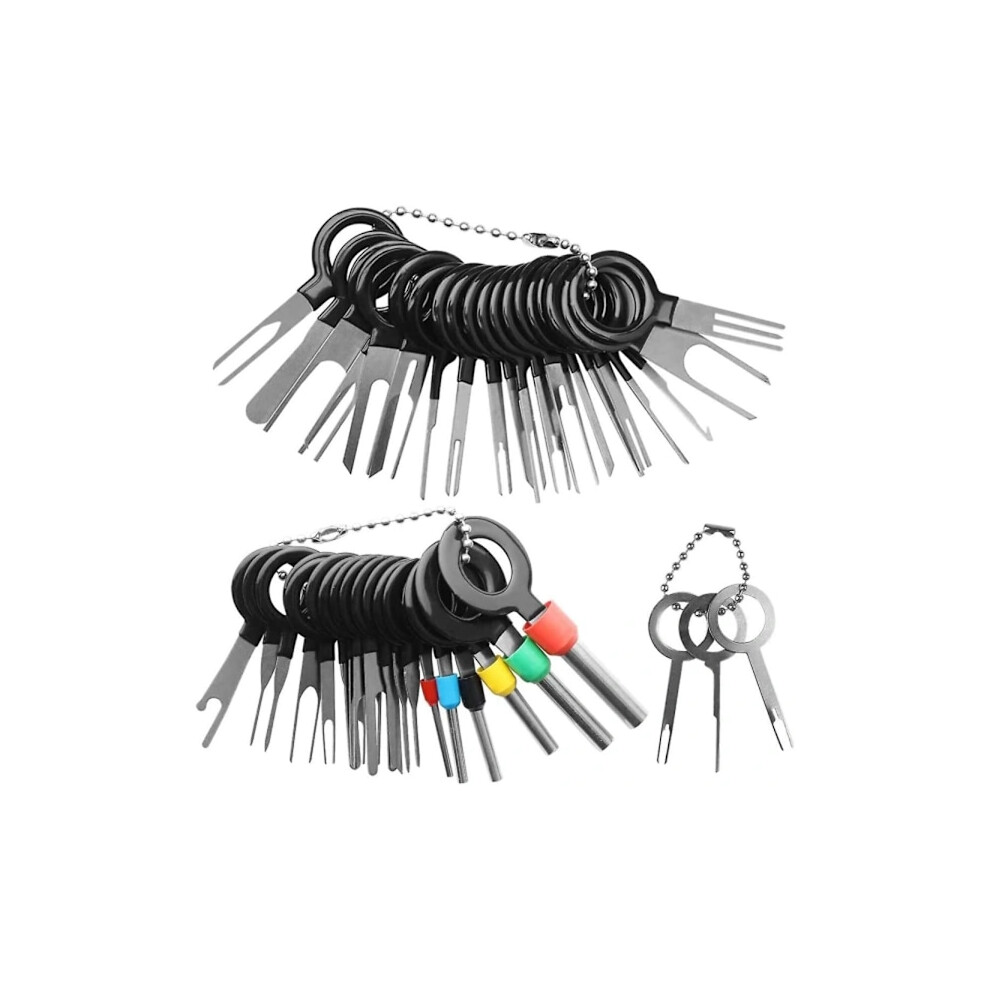 Terminal Ejector Kit Terminal Removal Tool, Electrical Wiring Car Disassembly Tool Connector Crimp Pin Puller 41Pcs 9164030276130