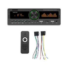 Radio para coche Bluetooth de 4 canales y 60 W, reproductor MP3 para coche, multifunción, con entrada USB y función multicolor.