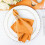 BalsaCircle50Pièces17" Serviettes de table orange en polyester pour mariage 8