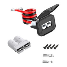 Connecteur Anderson, connecteur de déconnexion rapide de batterie 8AWG 50 A {EE}