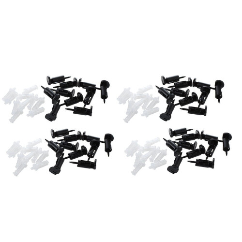 40 Pcs Plastic Mounting Clip for 4 Way CPU Coolers