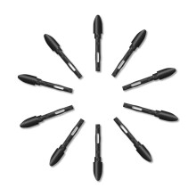 Pontas de caneta de substituição para caneta stylus HUION preta PN05, compatíveis com PW500, PW507, Q620M, HS611, Kamvas Pro16/12/13/20