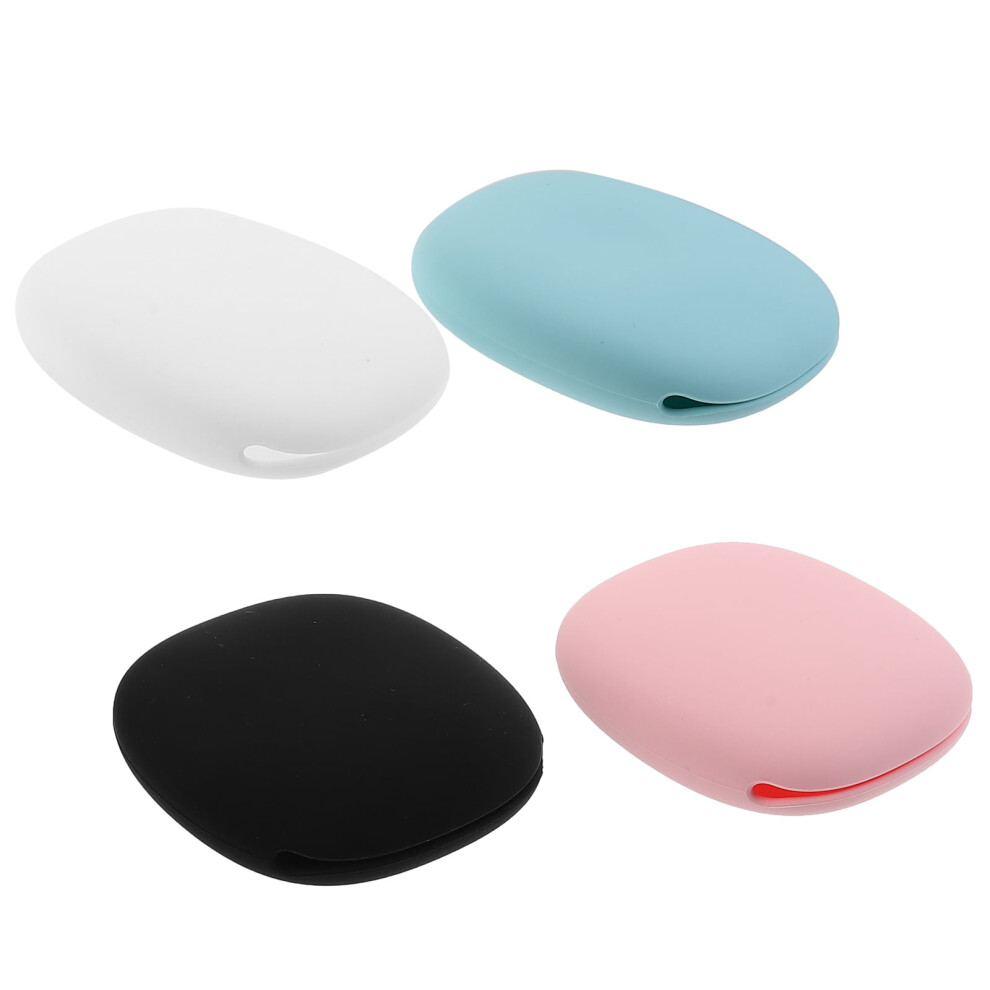 4Pcs Earphone Storage Bags Silicone Cable Storage Organizer Outdoor Travel Cable Case 9164030278462