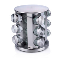 Porta-temperos giratório com 12 potes