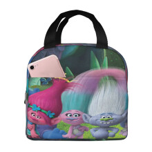 Lancheira Térmica Trolls World Tour - Uma Lancheira Fofa e Fofa, Reutilizável e Térmica para Piqueniques e Viagens ao Ar Livre.