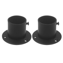 2 pezzi Supporto per tenda Asta per tenda Asta armadio Presa Asta vestiti Accessori Supporto asta Acciaio inox 304