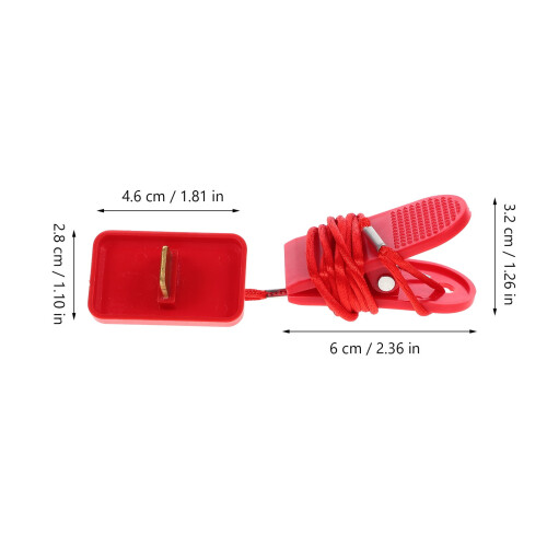 Mizh Treadmill Magnet Security Lock Treadmill Key Replacement Treadmill Emergence Stop Replacement 2