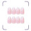24 τεμάχια ψεύτικα νύχια Pure Color Medium Almond Press on Nail False Tips Τεχνητό μανικιούρ δακτύλων 3