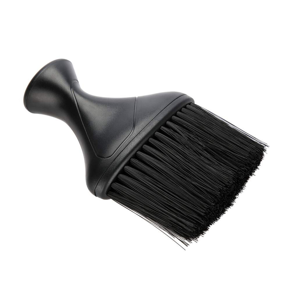 Professional Barber Neck Duster Brush with Soft Fiber Bristles and Ergonomic Comfort Grip