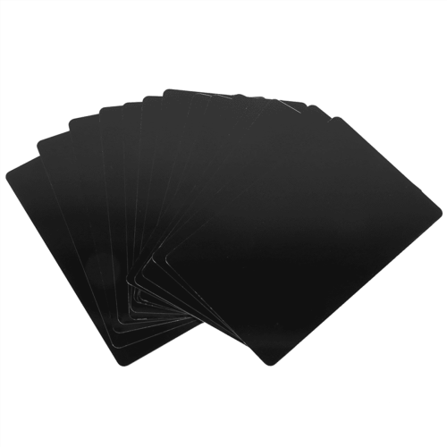 400PCS μαύρη κάρτα χάραξης από κράμα αλουμινίου, μεταλλική επαγγελματική επίσκεψη, 2