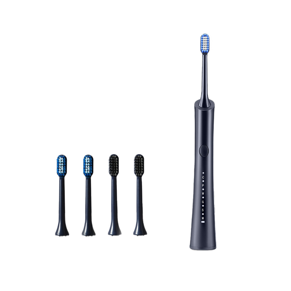 Electric Toothbrush for Adults Kids Electric Toothbrush 6 Modes Electric Toothbrush Rechargeable Battery Toothbrush,D