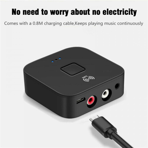 LICILICI5.0 Bluetooth-lydmodtageradapter, NFC trådløs Bluetooth-forlænger, 0,35 lb 2
