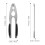 Nutcracker Tool 1 Set of Multifunctional Nutcracker Stainless Steel Nutcracker Nut Opener Tool Dried Fruit Pick 2