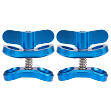 2x Camera Duiklampen Vlinderklem Arm Bevestiging Aluminium voor Hero3+/4/5Gitup SJ6000 Camera