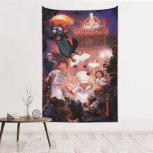 Tapisserie Ratatouille pour homme, chambre de garçon, salon, dortoir, décoration murale