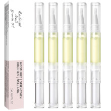 Cuticle Oil Pen Set 5Pcs Nail Growth Oil for Stronger Nails and Moisturizing Care